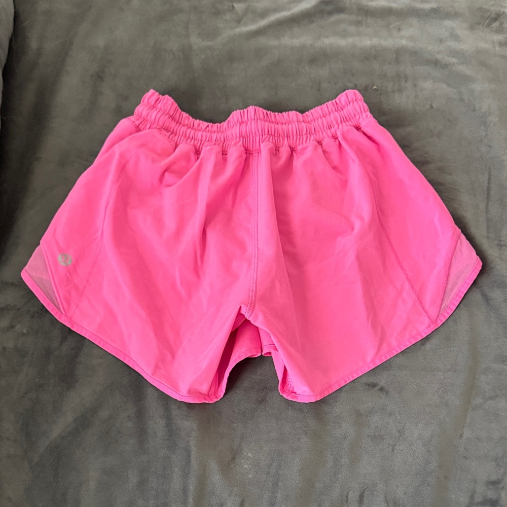 Lululemon hot pink hotty hot shorts Brand new